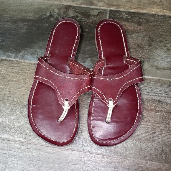 Key West Leather Sandals - Picture 2 of 5